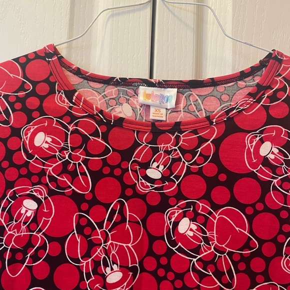 NWT LuLaRoe Minnie Mouse Irma Tunic Top - Picture 3 of 10